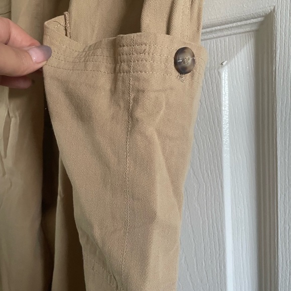 7️⃣ 7 FOR ALL MANKIND- Women's Drawstring
Cargo Utility Pants Beige,Size: XL,NWT - Picture 3 of 8